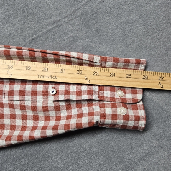 Bonobos Standard Fit Long Sleeve Button Down Gingha Shirt Sz L - Picture 8 of 9